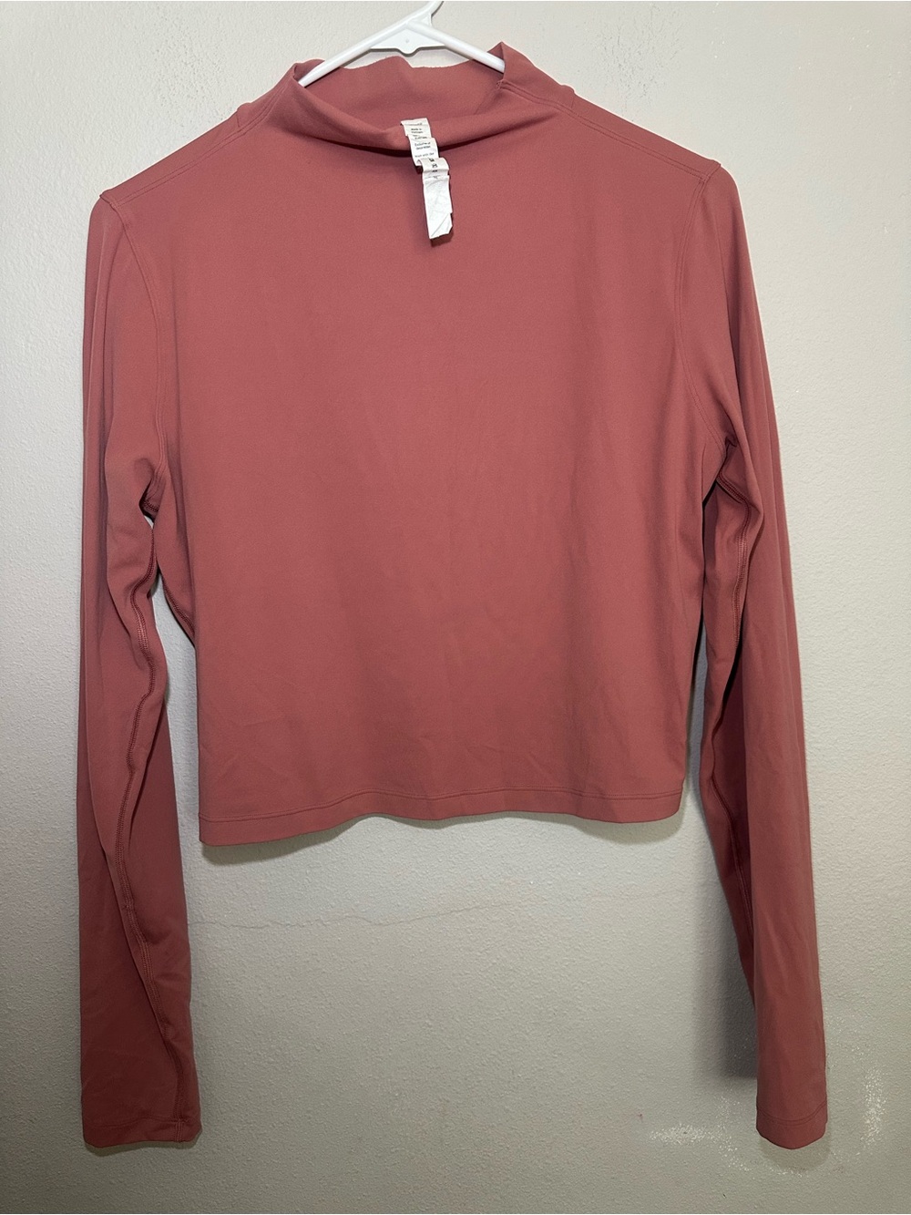 lululemon athletica Long Sleeve Mock Neck Top - Rose